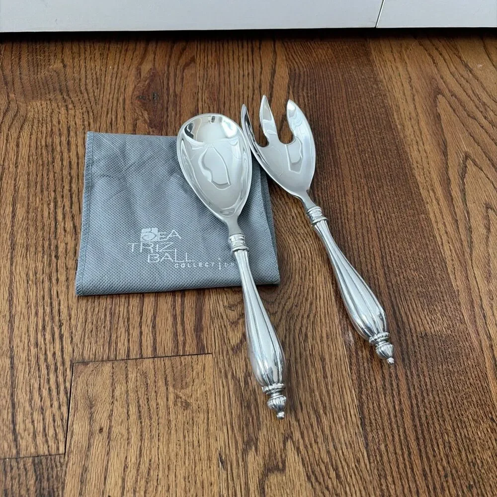 Beatriz Ball Salad Servers Two Piece Set - Picture 1 of 3